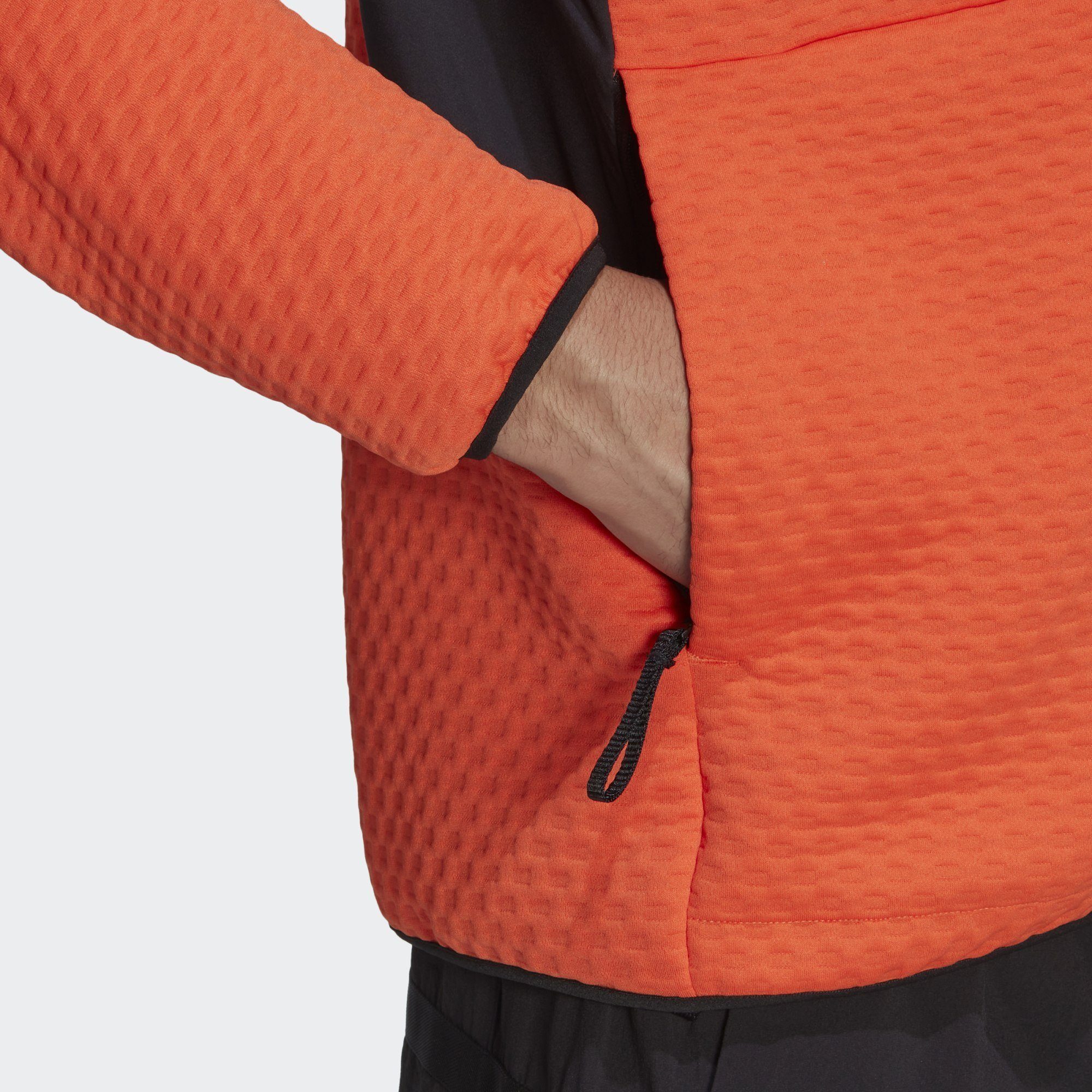 Orange HALF-ZIP Impact Semi TERREX Fleecejacke TERREX FLEECEJACKE HIKE adidas