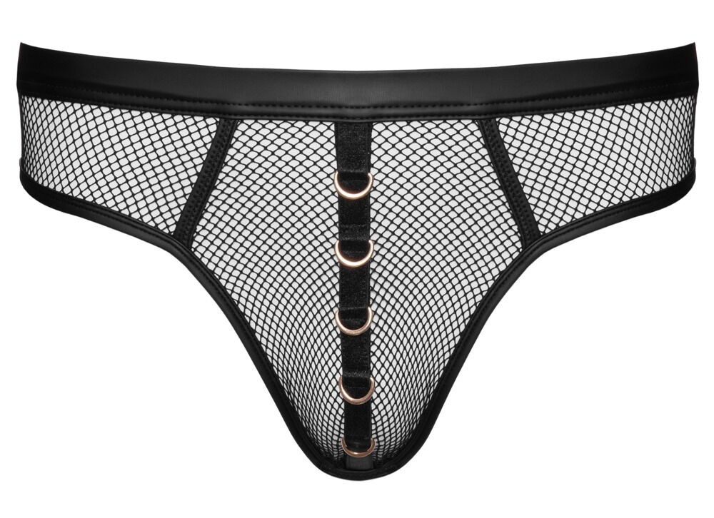 String Netz String mit Ringen - schwarz