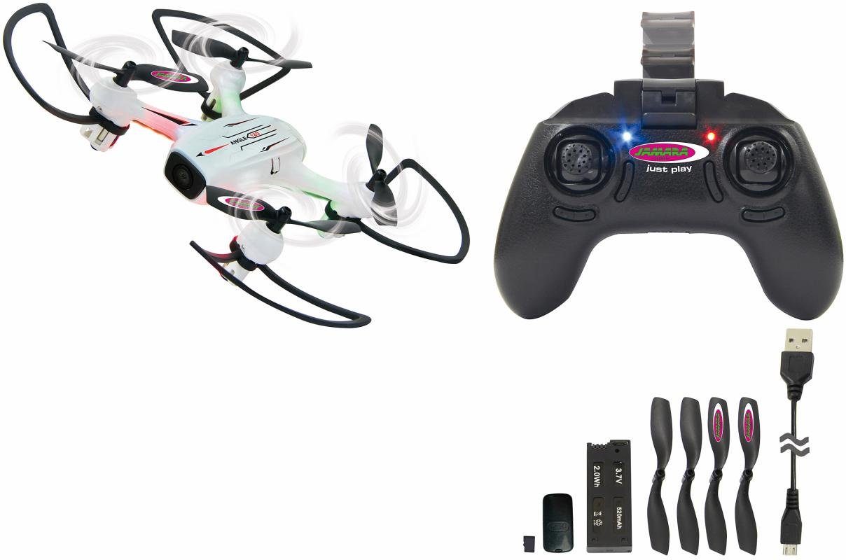 Jamara Drohne Ferngesteuert 2,4GHz bis 40km/h RC Drone Spielzeug Quadrocopter 