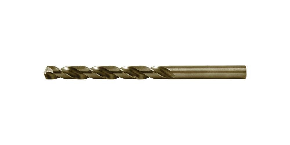 Ruko Spiralbohrer Spiralbohrer DIN 338 Typ INOX Nenn-Ø 2,5 mm HSS-Co5 profilgeschliffen Gold Zylinderschaft 5xD rechtsschneidend