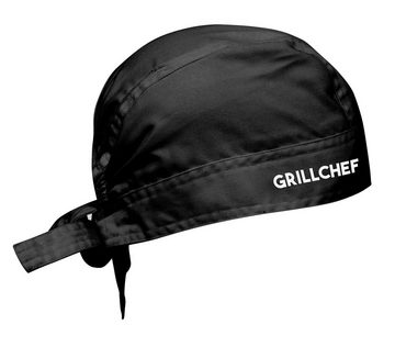 Soreso® Grillschürze Grill-Set für Männer Grillschürze "Grill Chef", (Spar-Set, Geschenk-Set, 4-teiliges Set, 1x Grillschürze+ 1x Grillzange+ 1xGrillmütze + 1x Urkunde), Grillschürze handgefertigt in Deutschland, Qualitätsprodukt