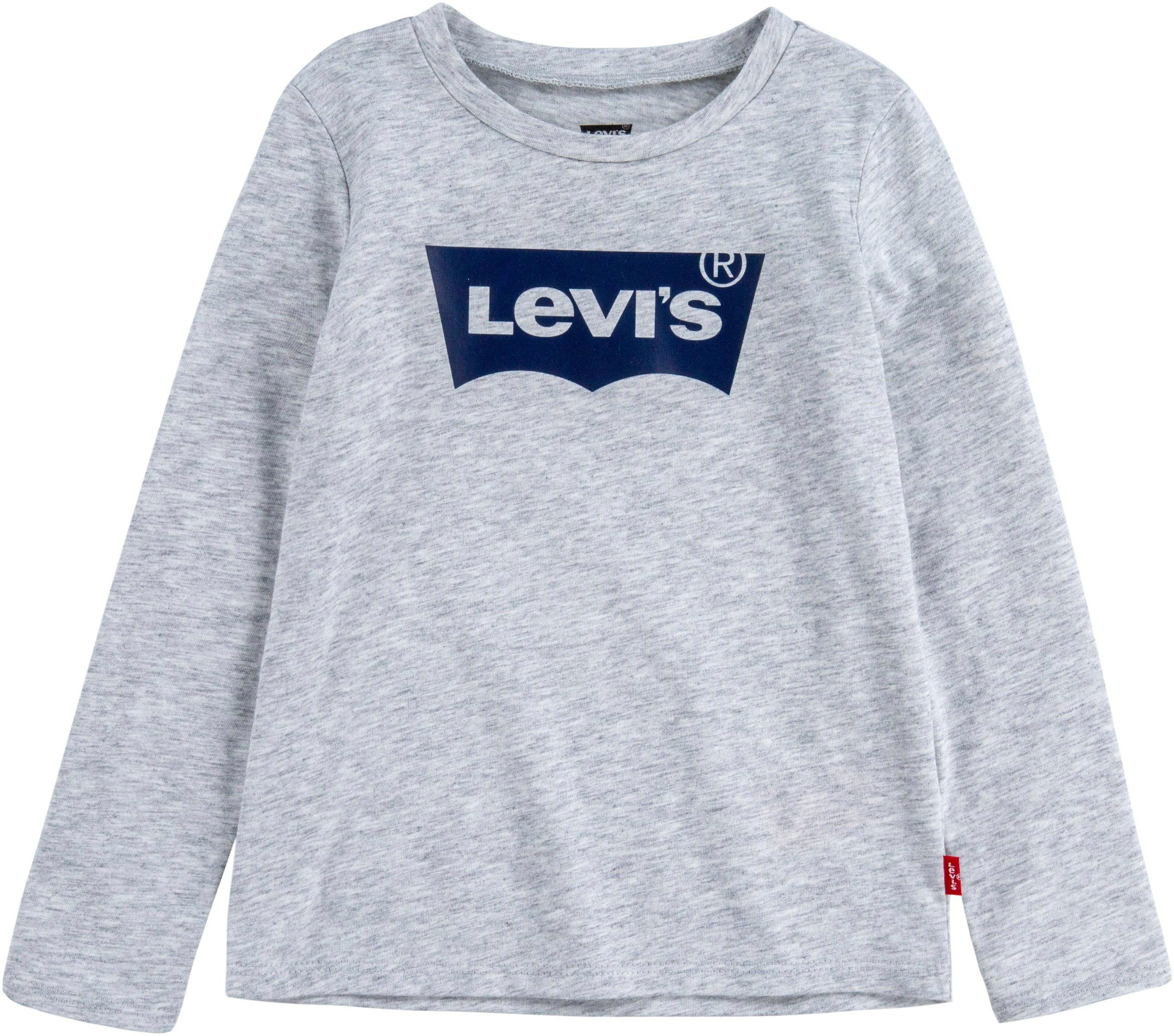 GIRLS TEE grau LS Langarmshirt BATWING Kids for meliert Levi's®