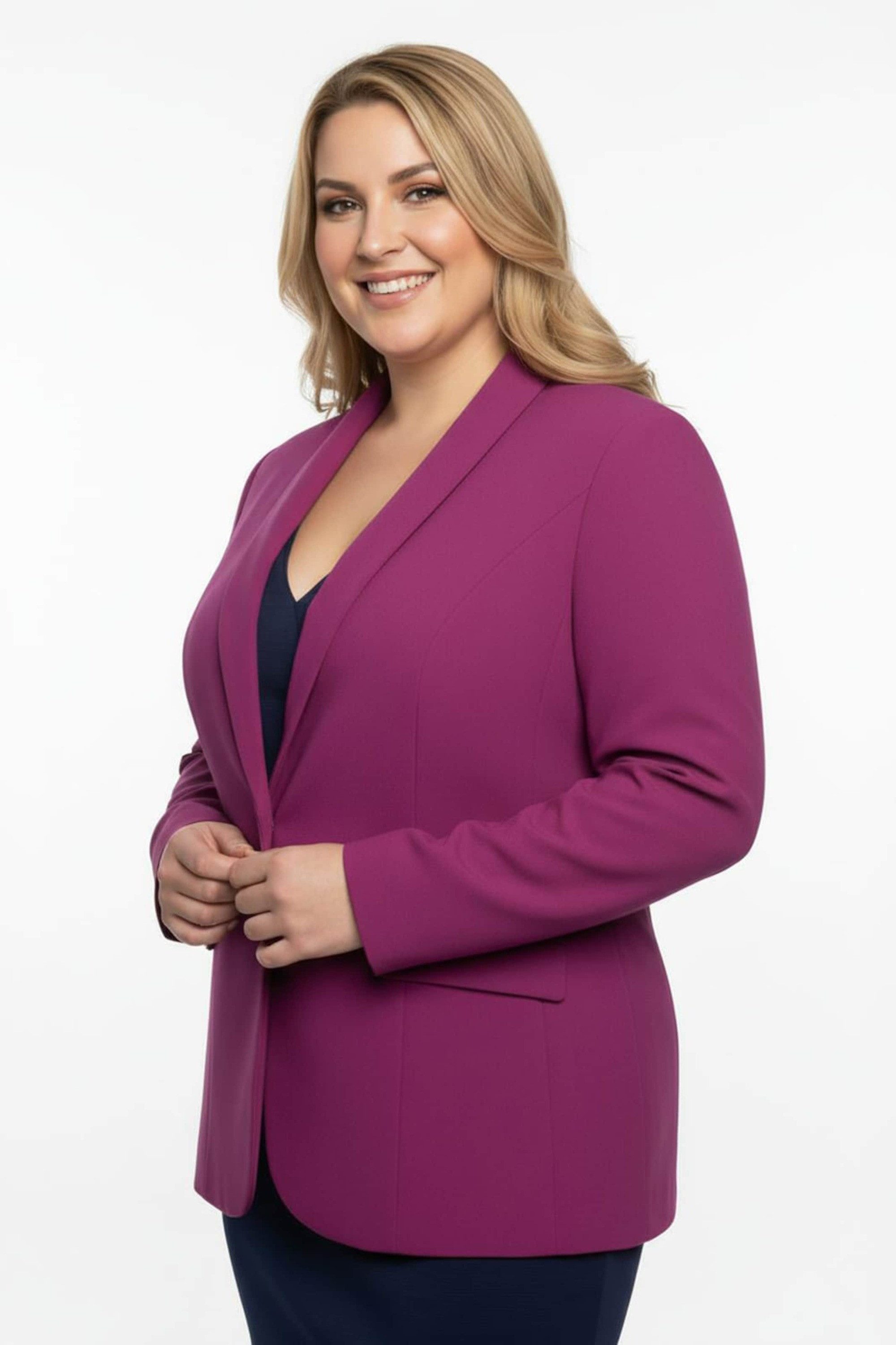 Sieh an! Blusenblazer Blazer Langarm