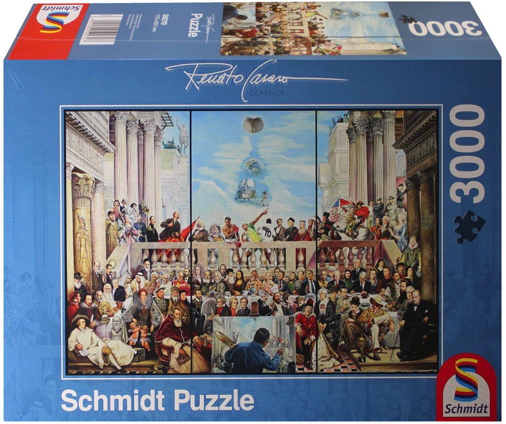 Schmidt Spiele GmbH Puzzle 3000 Teile Puzzle Renato Casaro So vergeht der  Ruhm der Welt 59270, 3000 Puzzleteile