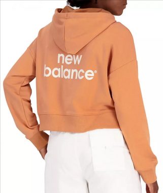 New Balance Kapuzensweatshirt NB Essentials Graphic Crop Fleece Hoodie