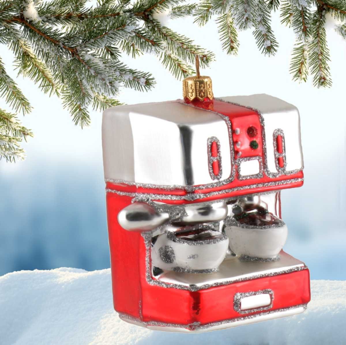 440s Christbaumschmuck 440s Christbaum-Hänger Espresso Maschine (1-tlg)