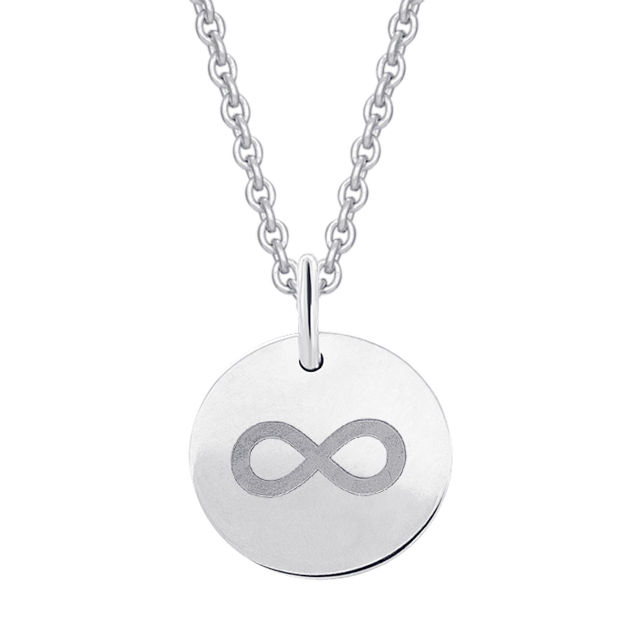 ONE ELEMENT Kettenanhänger unendlich Anhänger aus 333 Weißgold Ø 11,0 mm, A günstig online kaufen