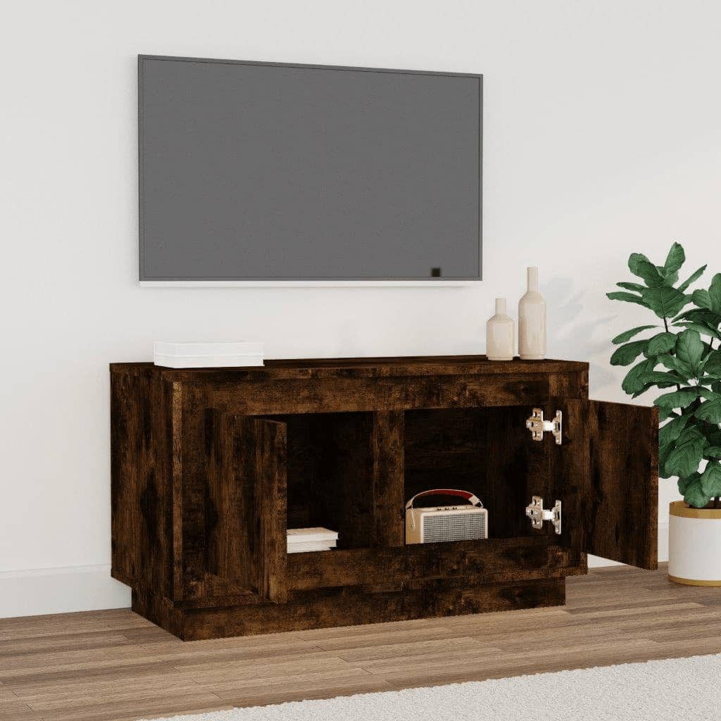 vidaXL TV-Schrank TV-Schrank Räuchereiche 80x35x45 cm günstig online kaufen