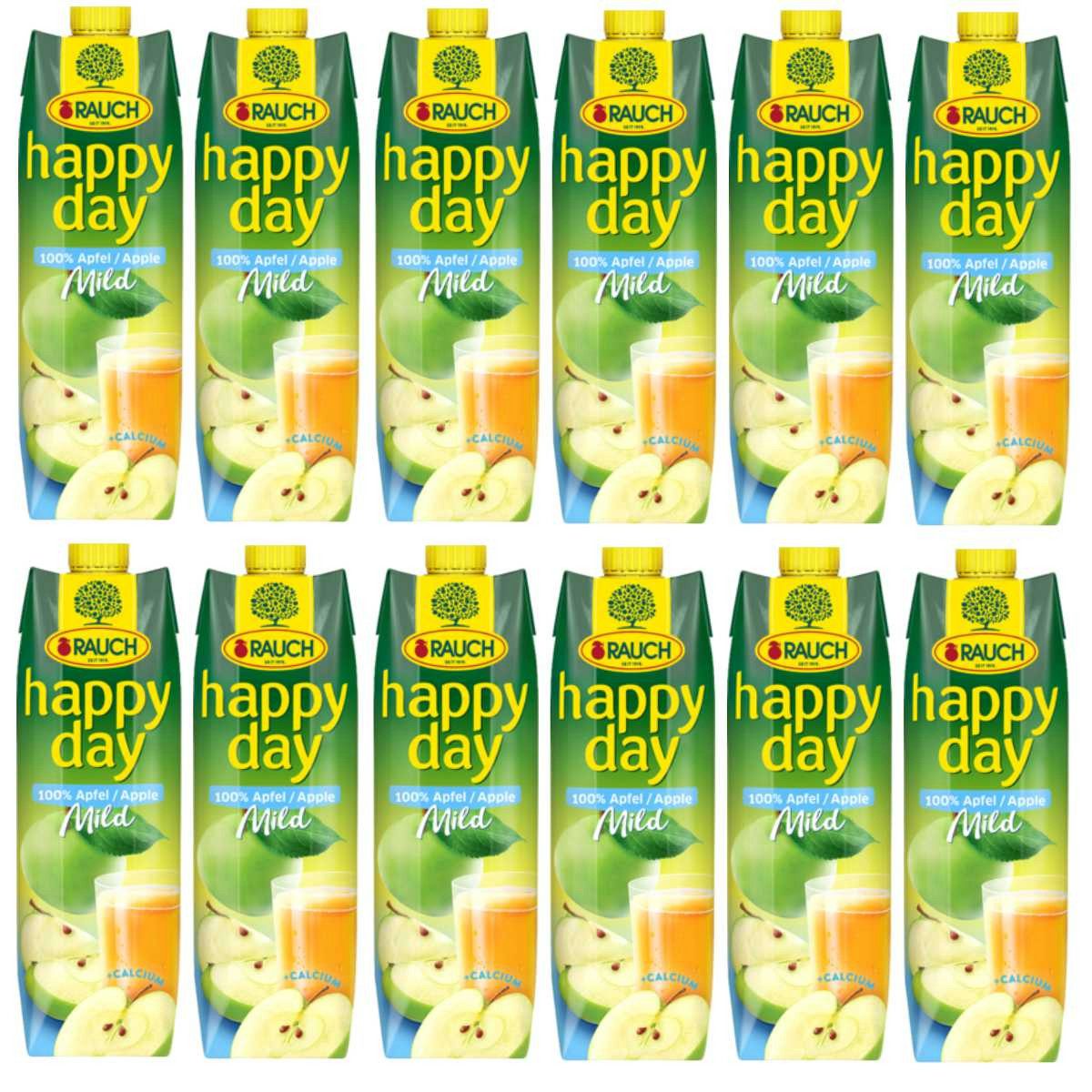 rauch Saft, Rauch Happy Day Apfelsaft Apfelsaftkonzentrat 1000ml 12er Pack
