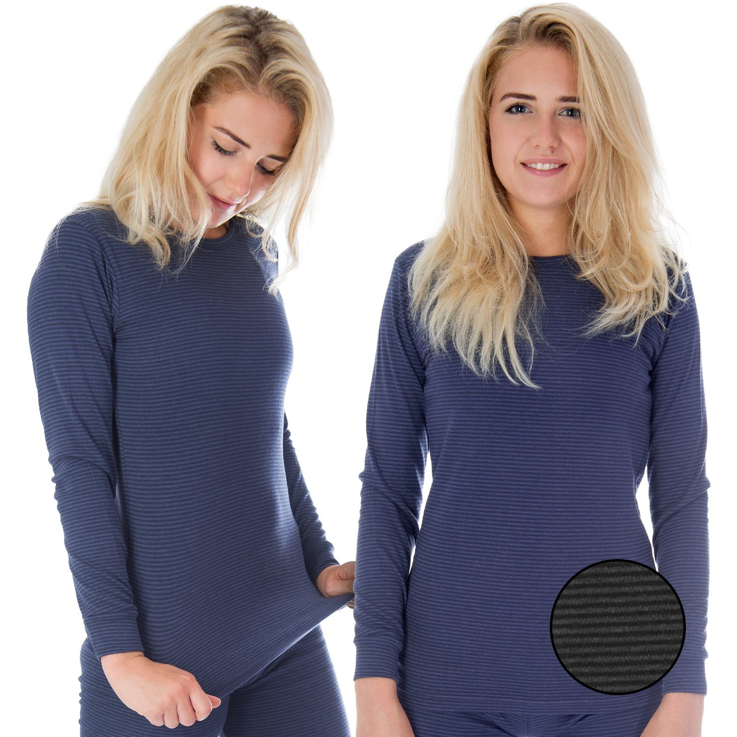 Black Snake Thermounterhemd »ringel« (2 Stück), Damen Unterhemden mit  Innenfleece 2er Pack online kaufen | OTTO