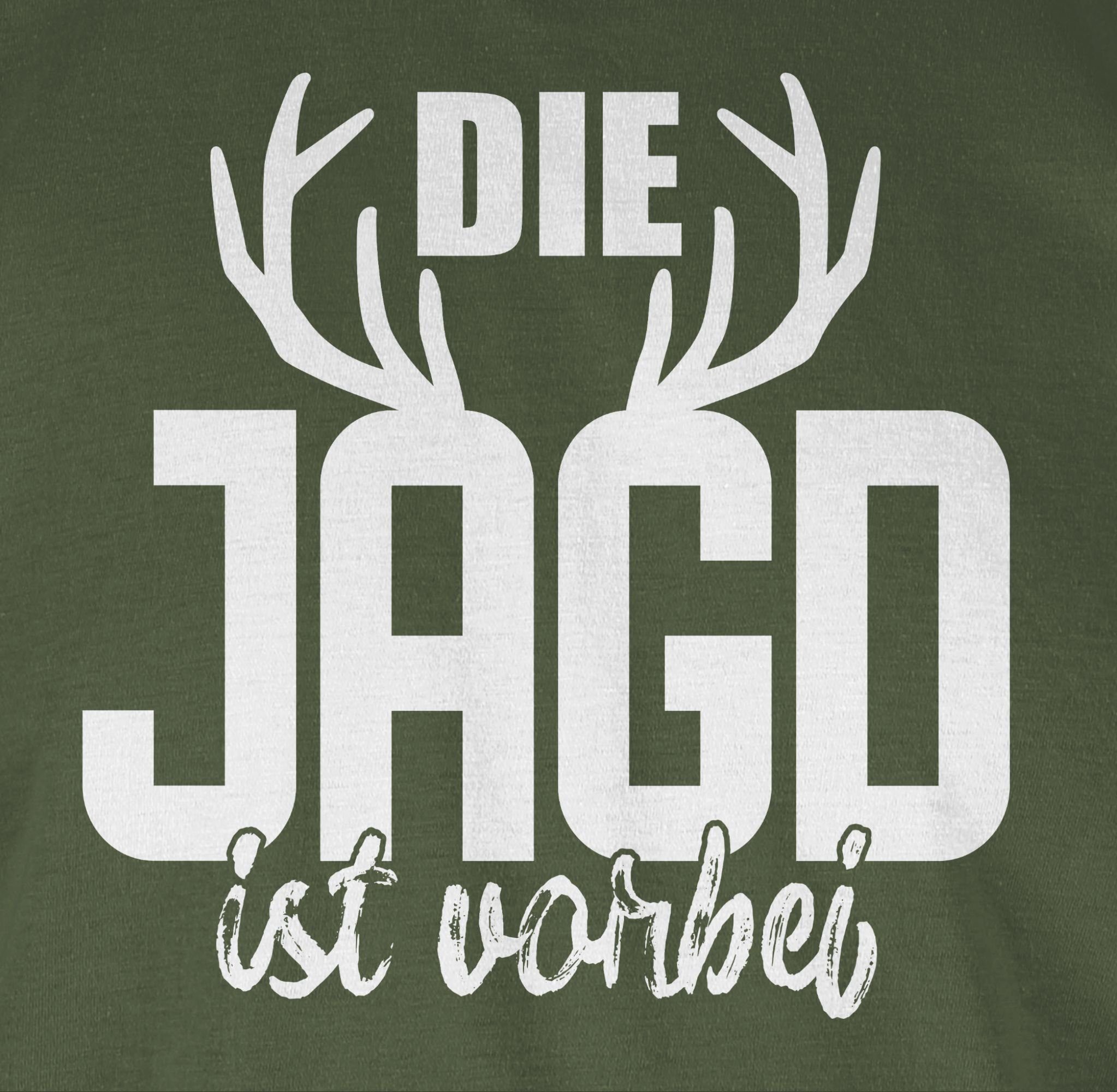 Männer ist Shirtracer Jagd Die JGA Grün 01 vorbei T-Shirt Army