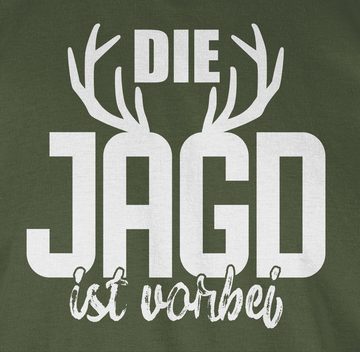 Shirtracer T-Shirt Die Jagd ist vorbei JGA Männer