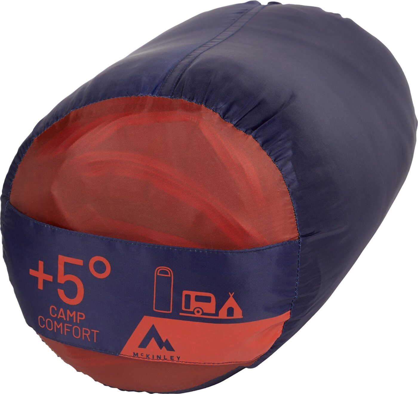 McKINLEY Trekkingschlafsack Decken-Schlafs. Camp Comfort II 5 cinnamon