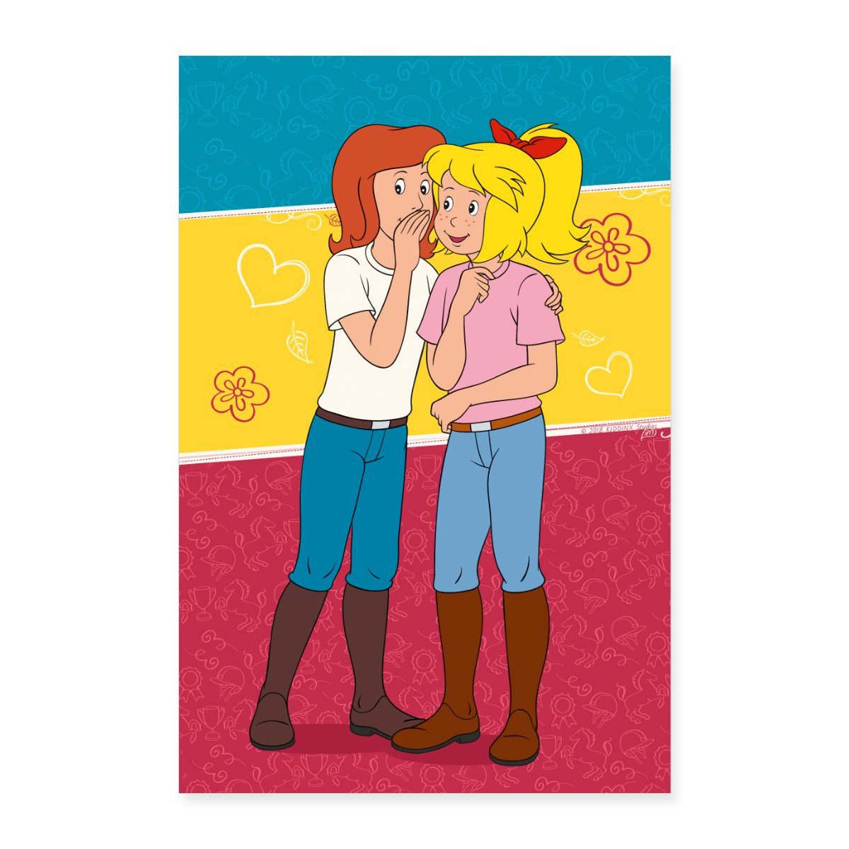 Poster Bibi und Tina Geheimnisse unter Freundinnen Poster 60x90 cm