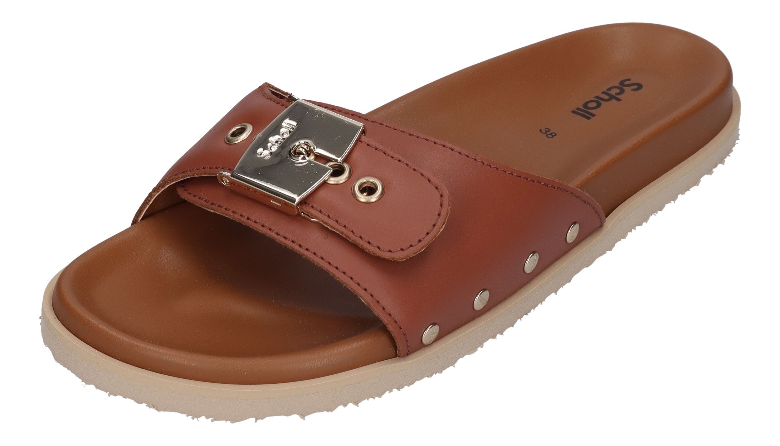 Scholl PESCURA ANNE SC312051175 Pantolette Cognac
