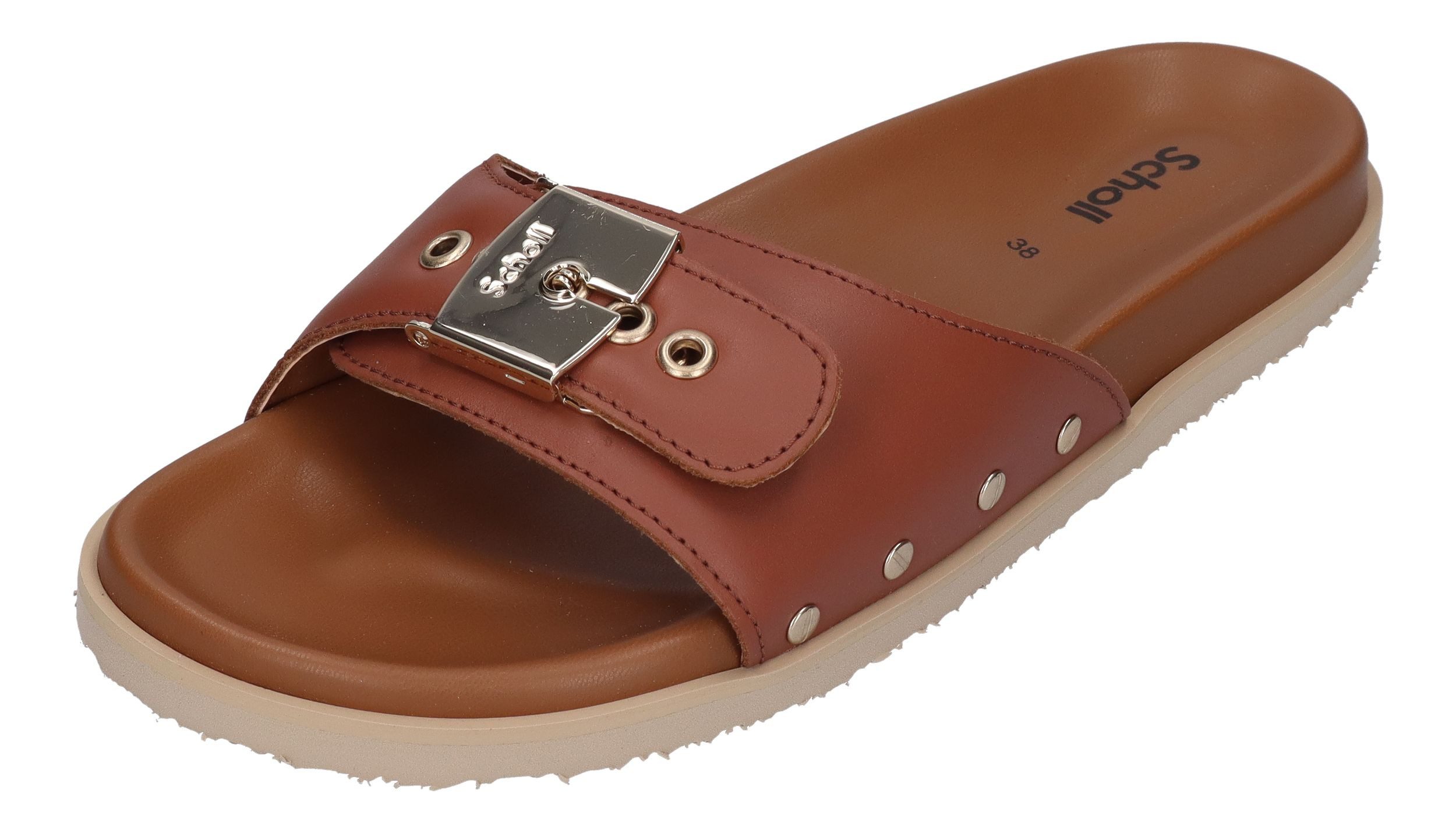 Scholl PESCURA ANNE SC312051175 Keilpantolette Cognac