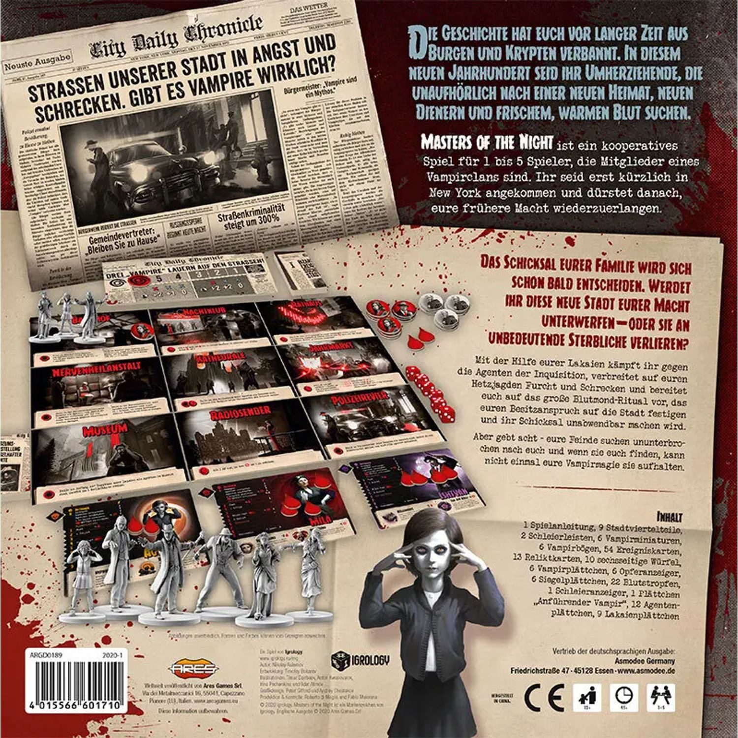 Ares Games Spiel Masters of the Night (Spiel)