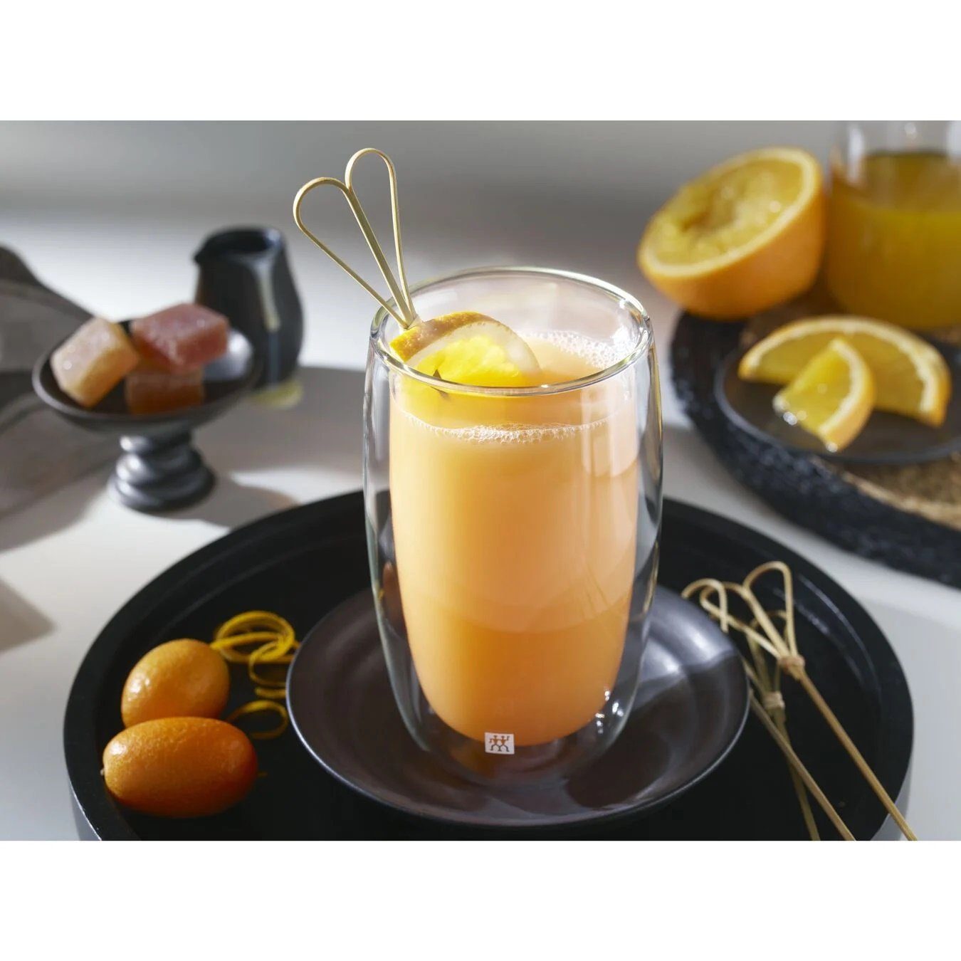 Latte-Macchiato-Glas ZWILLING Sorrento Latte Macchiato Glasset, 350 ml / 2-tlg hochwertiges Borosilikatglas, 2-tlg., Borosilikatglas