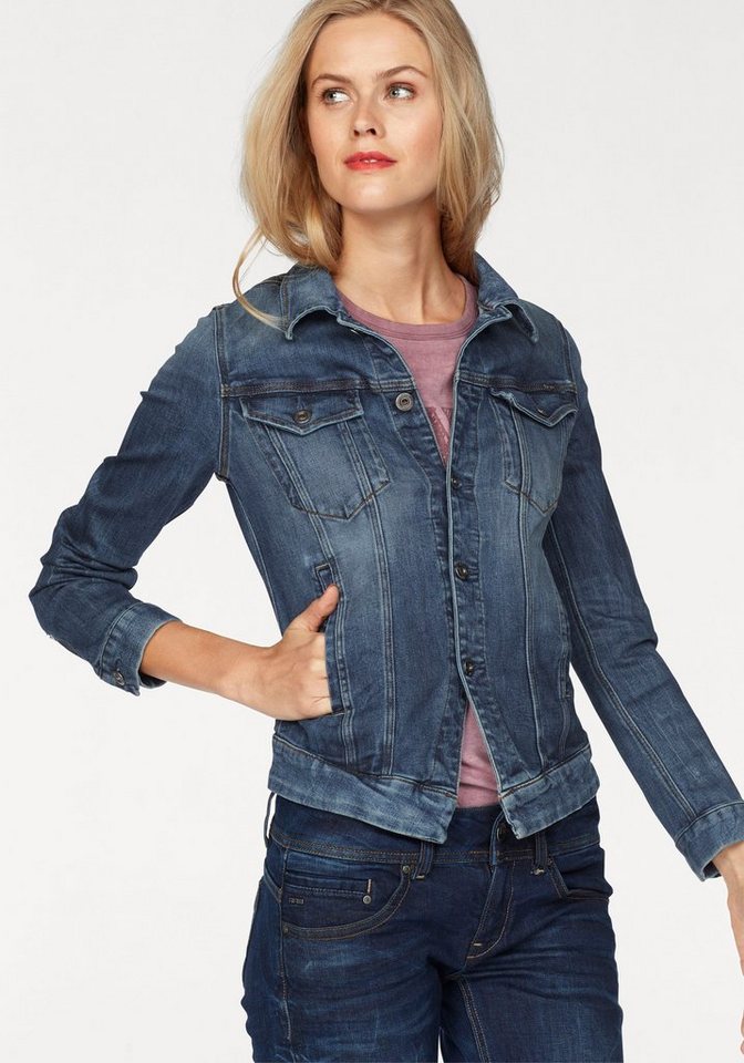 G-Star Jeansjacke U00bb3301 Denim Jacket Womanu00ab In Used ... G-Star Jeansjacke U00bb3301 Denim Jacket Womanu00ab In Used ...