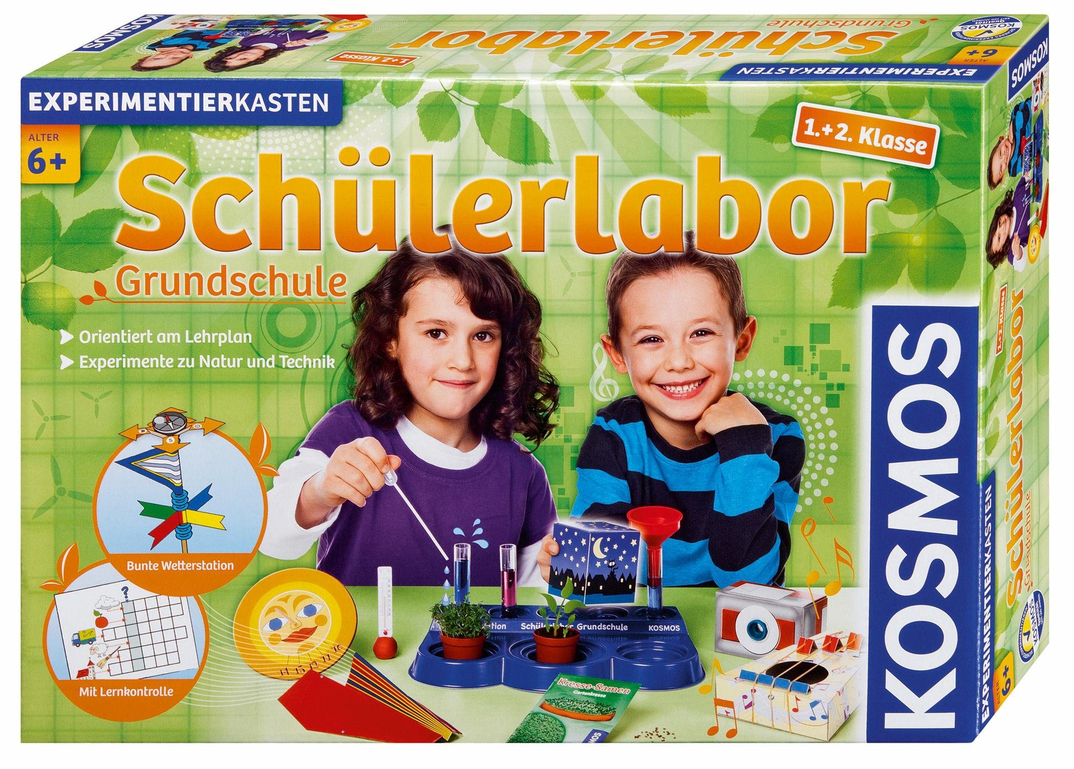 Kosmos Experimentierkasten »Schülerlabor Grundschule 1. 2. Klasse«, (53-tlg) online kaufen | OTTO