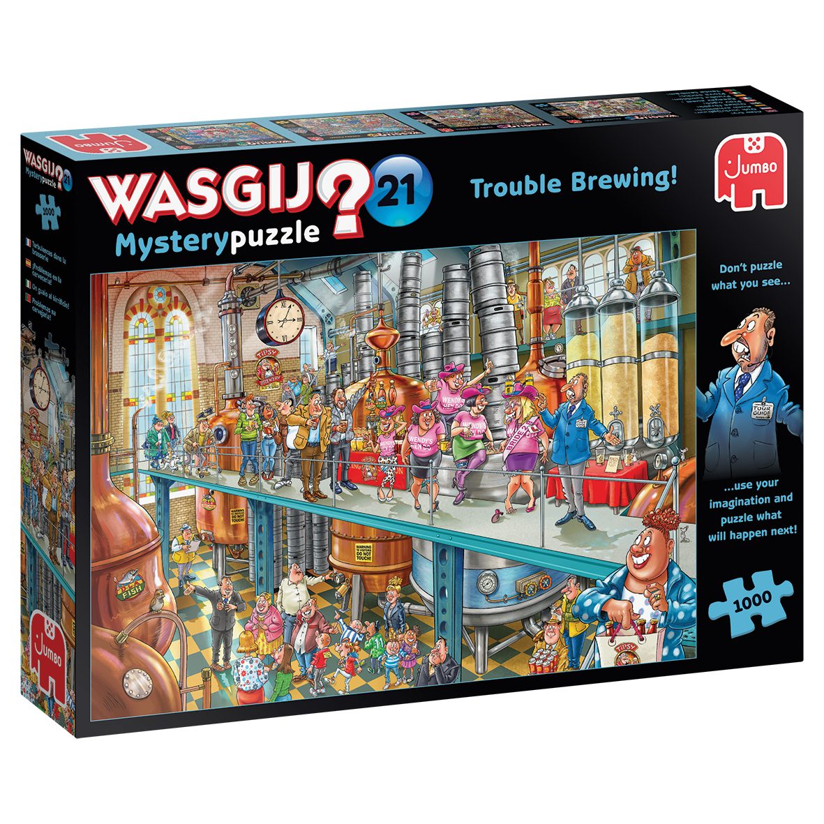 Jumbo Spiele Puzzle Wasgij Mystery 21 Bierselige Besichtigung 1000 Teile Pu günstig online kaufen