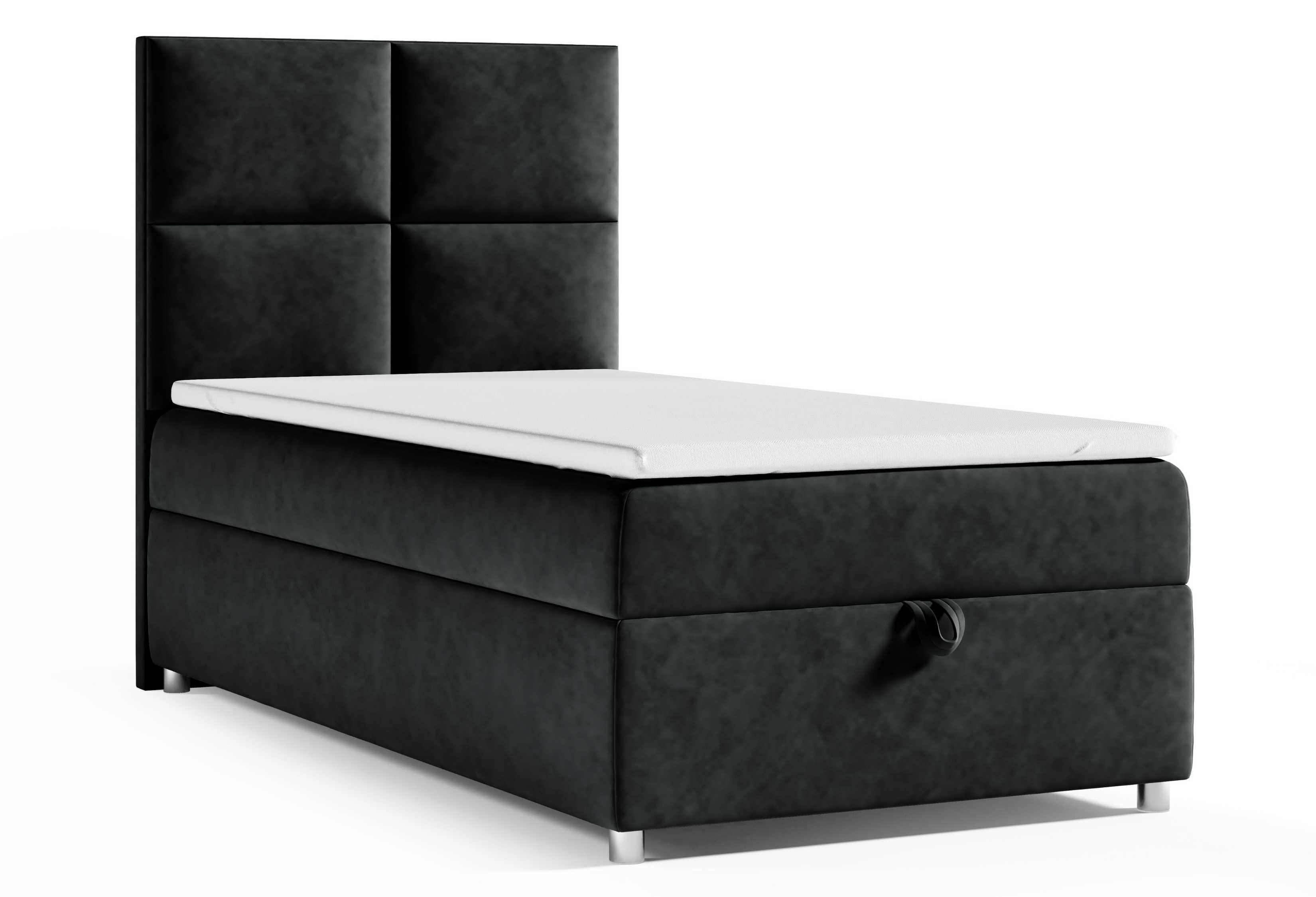 Best for Home Boxspringbett mit Bettkasten Trinity K-2 SINGLE Bonellfederkern inkl. Topper