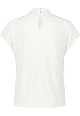 Zero T-Shirt kurzarm mit Strass Detail (1-tlg) drapiert /gerafft