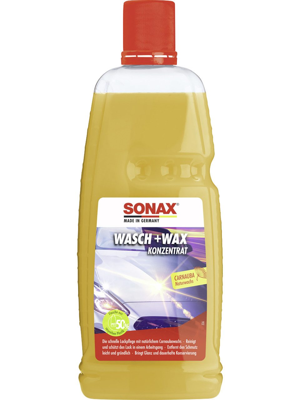 Sonax Sonax Auto Lackpflege Wasch+Wax Konzentrat 1 L Autoshampoo