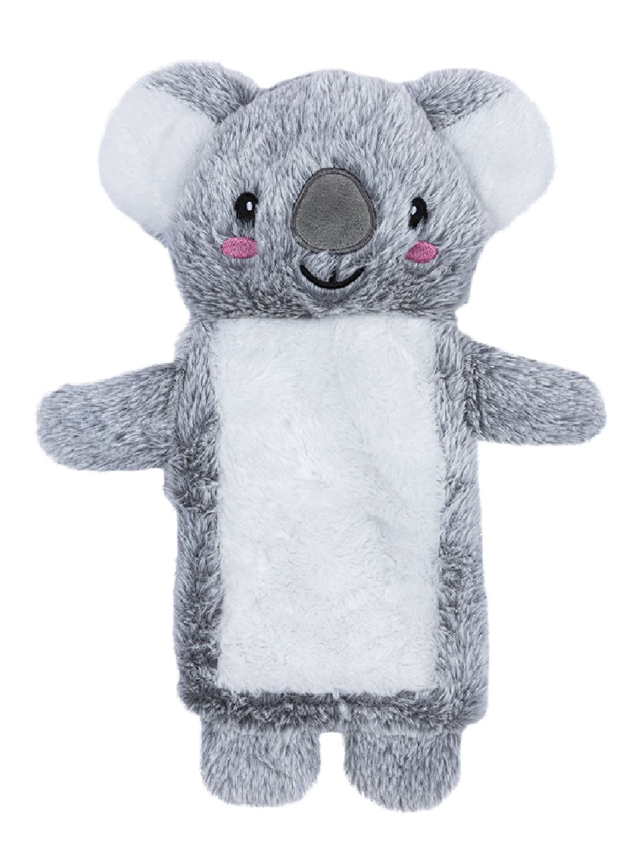 Rungassi Wärmflasche Kinder Wärmflasche Kinderwärmflasche 0,75L mit Bezug Koalabär Bär