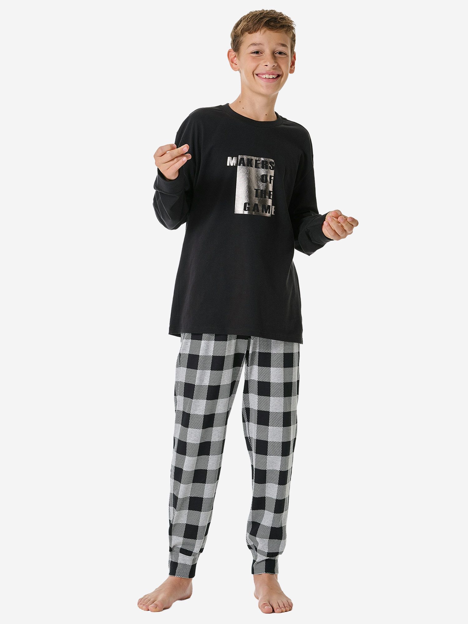 Schiesser Pyjama Nightwear (2 tlg) schlafanzug schlafmode bequem