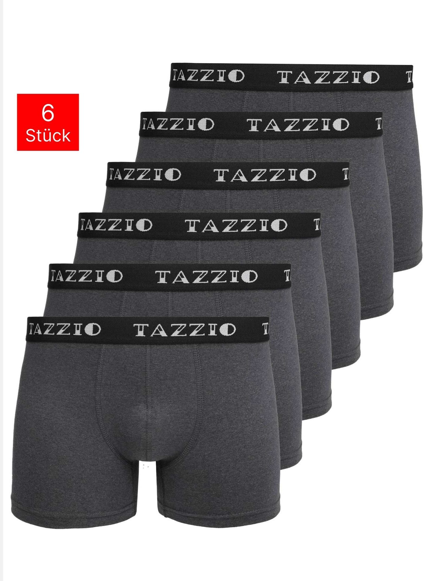 Tazzio Boxershorts 6er Pack BS1010 (Packung, 6-St) mit Logoschriftzug am Bu günstig online kaufen