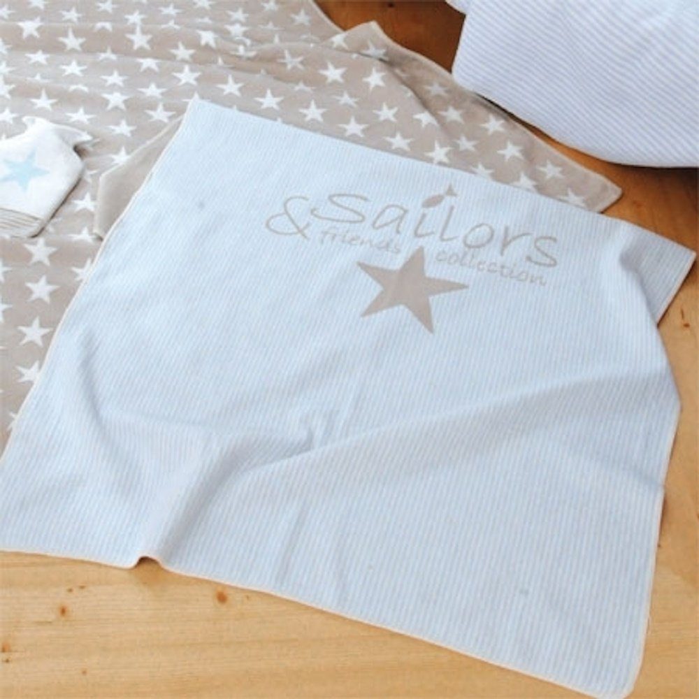 Babydecke Babydecke Sailor 140x100cm Kuscheldecke inkl. Beutel, DAVID FUSSENEGGER
