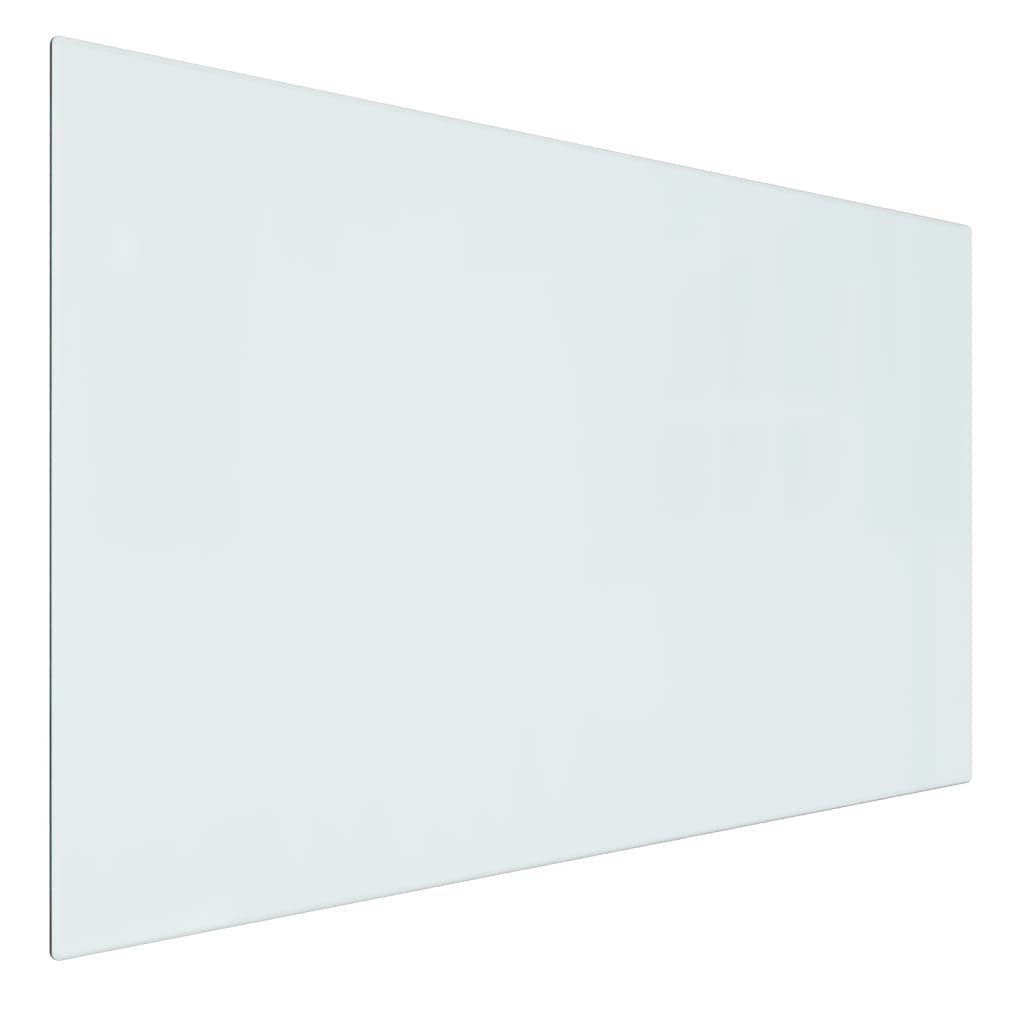 vidaXL Glas Kaminofen Glasplatte Rechteckig 80x50 cm, 1-tlg.
