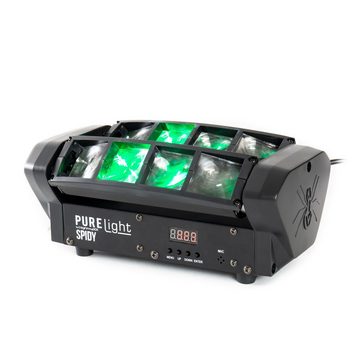 PURElight LED Scheinwerfer, Spidy Moving Bar, RGBW CREE, DMX-Steuerung, Musikmodus, Lichteffekte