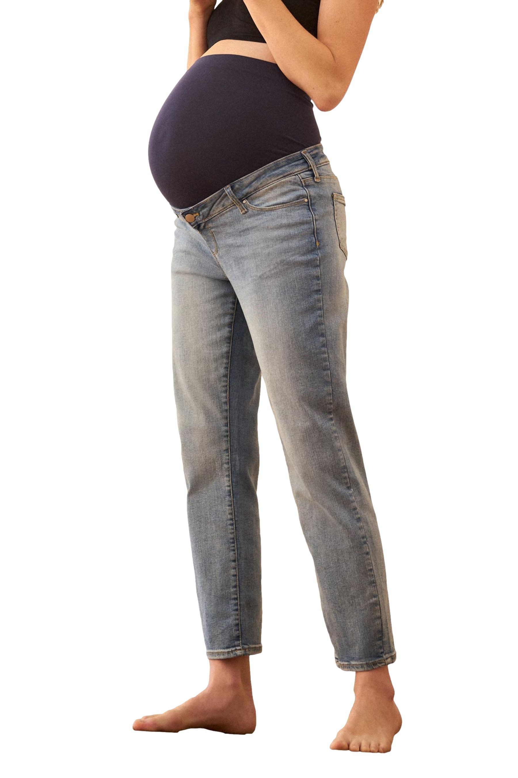 Seraphine Umstandsjeans Seraphine Umstands-Jeans mit Bauchband Regular (1-tlg)