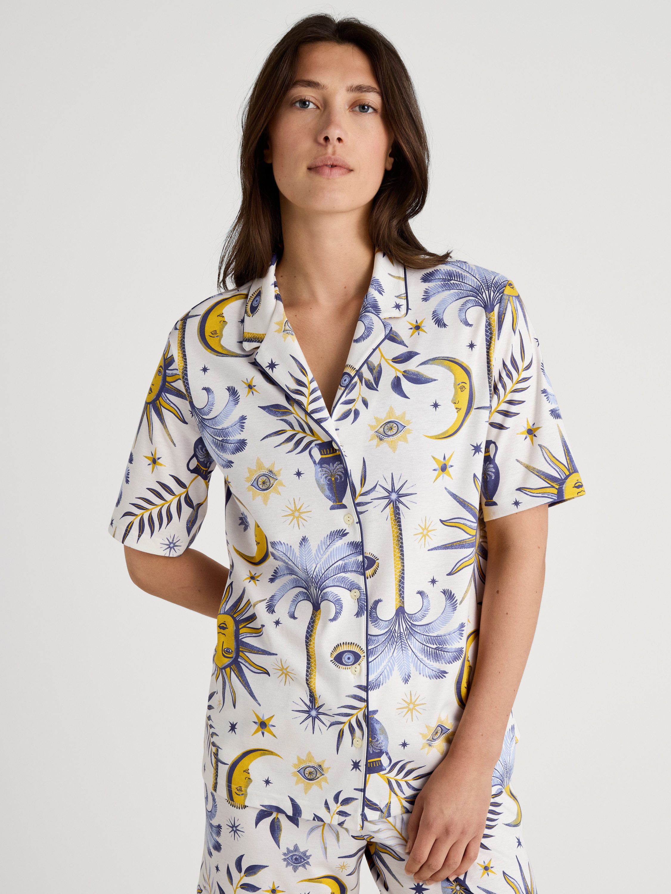 CALIDA Kurzarmshirt Amalfi Journey Damen (1-tlg) günstig online kaufen