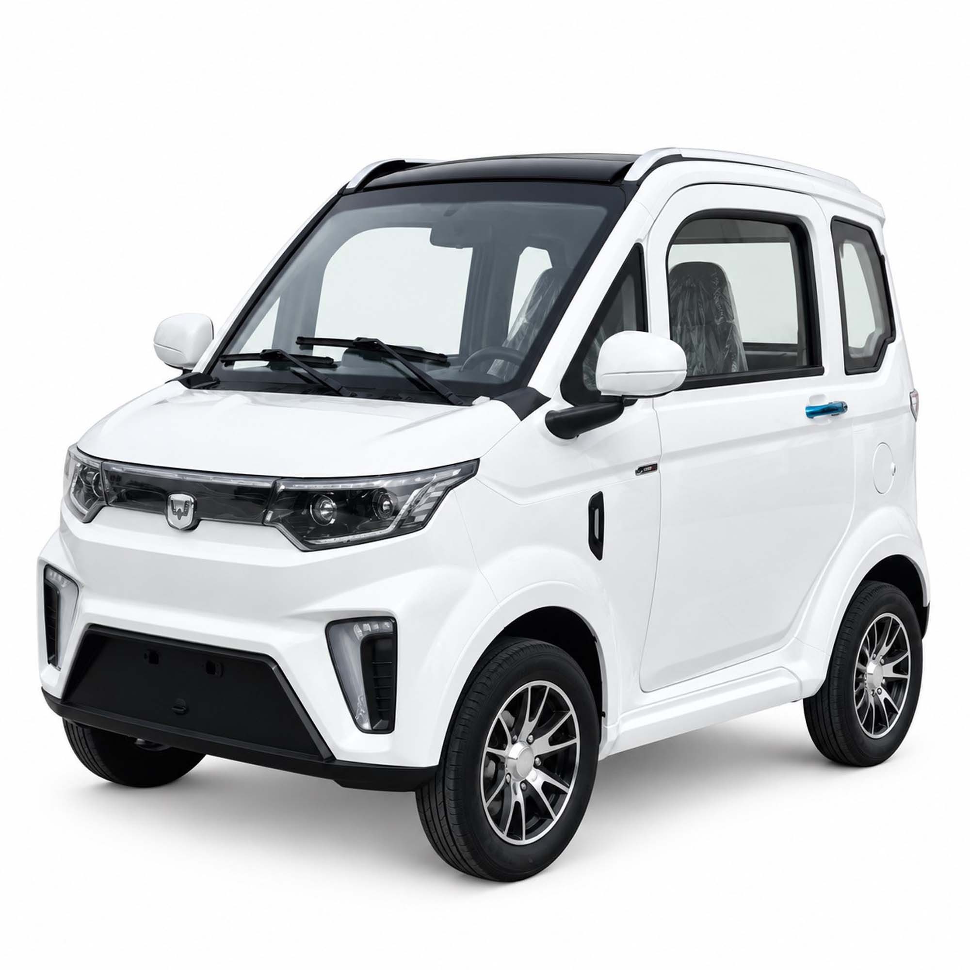 Urban Hopper E-Motorroller Urban Hopper Twin Elektro-Kabinenfahrzeug für 2 Personen, 3000 W, 45 km/h, 45 km/h, 3 kW Motor, LiFePO4-Akku, Heizung und Glasdach