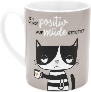 Sheepworld Tasse Tasse Kaffeetasse Kaffeebecher Teetasse XL 60cl Sheepworld Müde 47926, Material: Porzellan