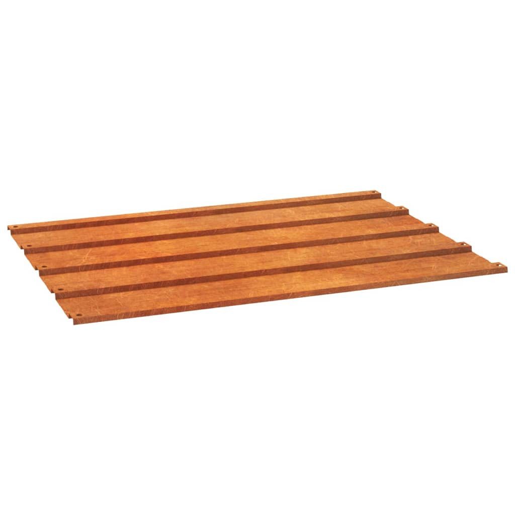 vidaXL Wellblech, Dachplatten 12 Stk. Rostig 60x44 cm Cortenstahl