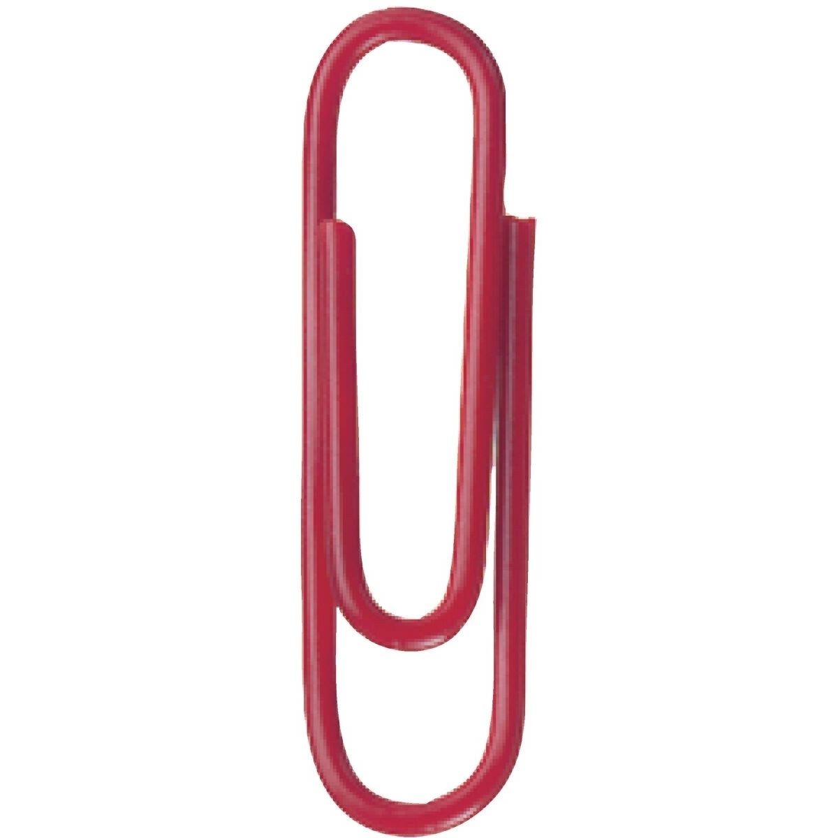 ALCO Büroklammer Briefklammern 26mm kunststoffüberzogen rot VE=1000 Stück
