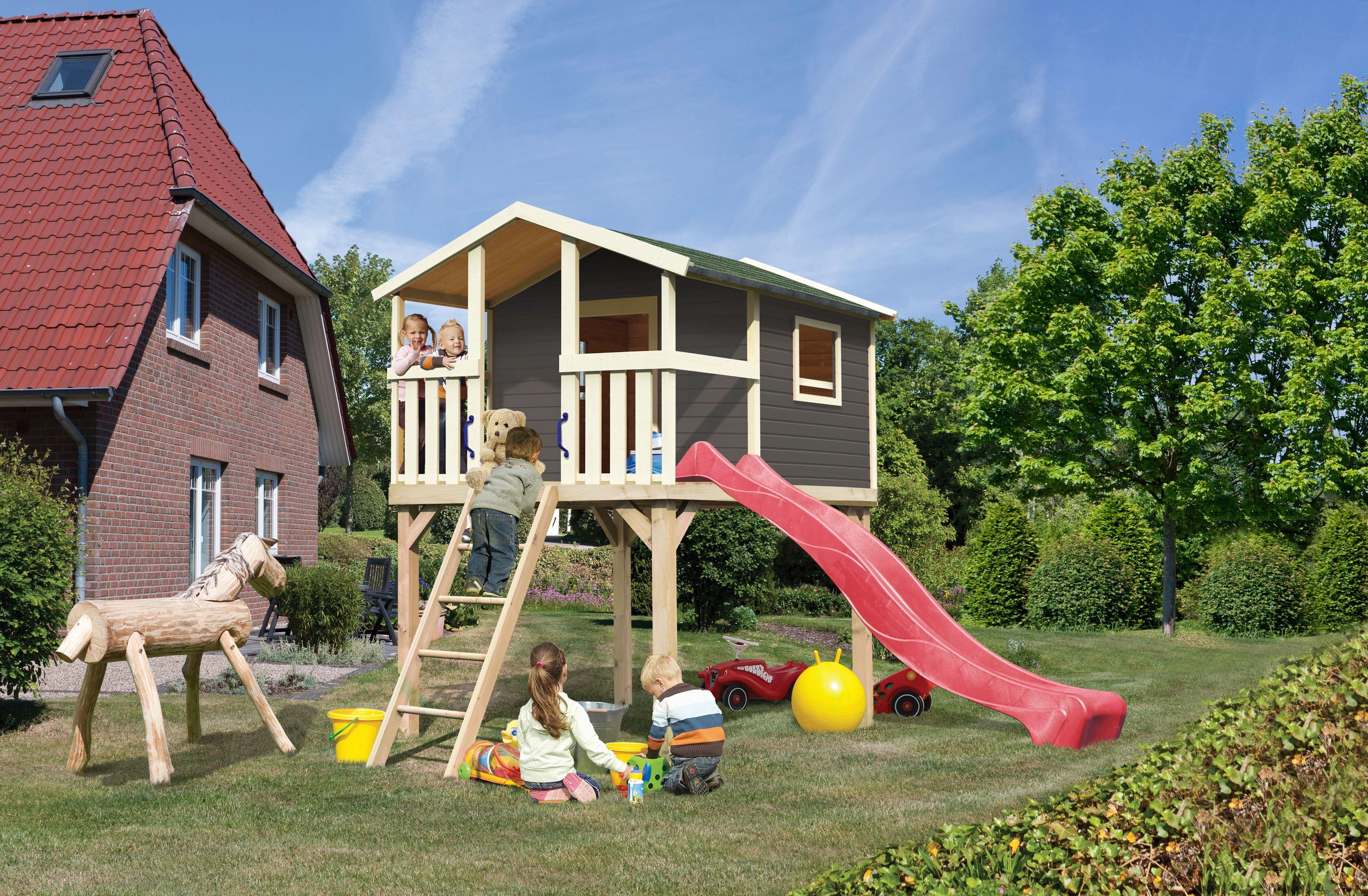 KONIFERA Spielturm Unfug, BxTxH: 198x244x309 cm