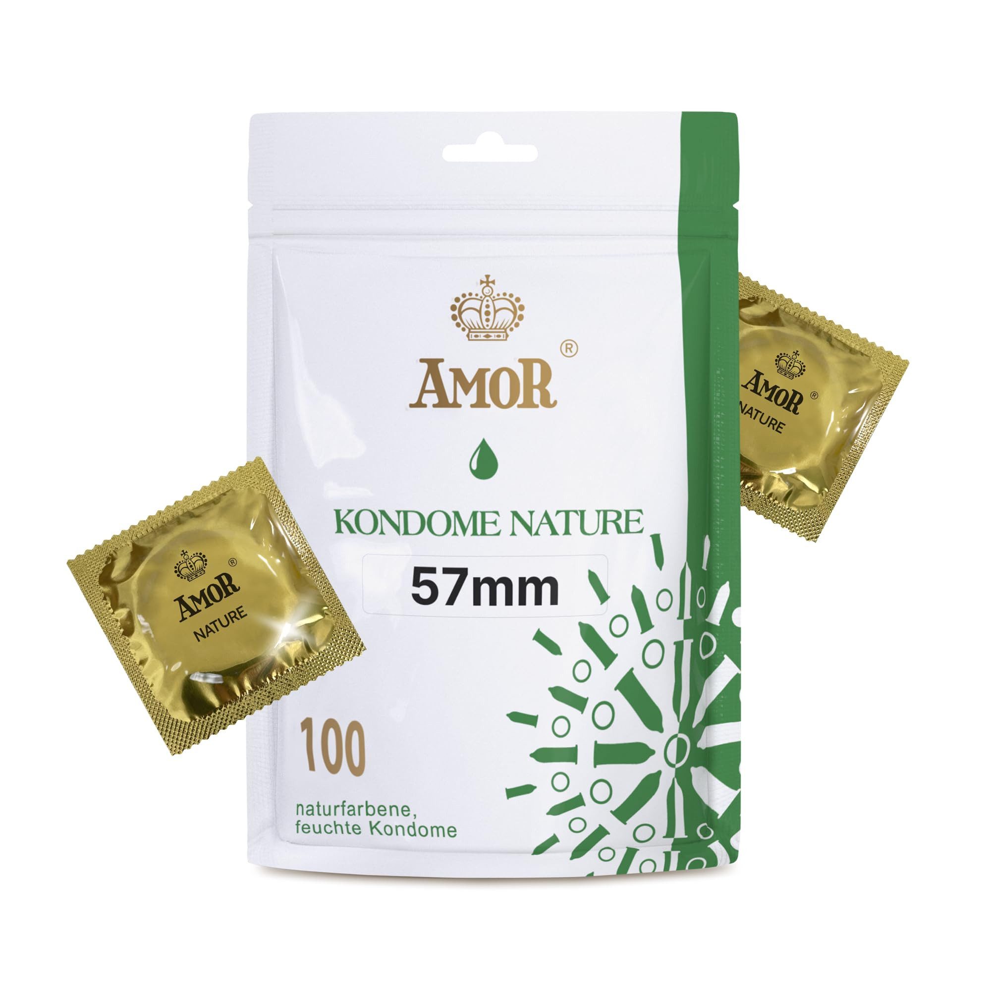 Amor Kondome AMOR Premium Kondome, verschiedene Sorten & Größen, Nature