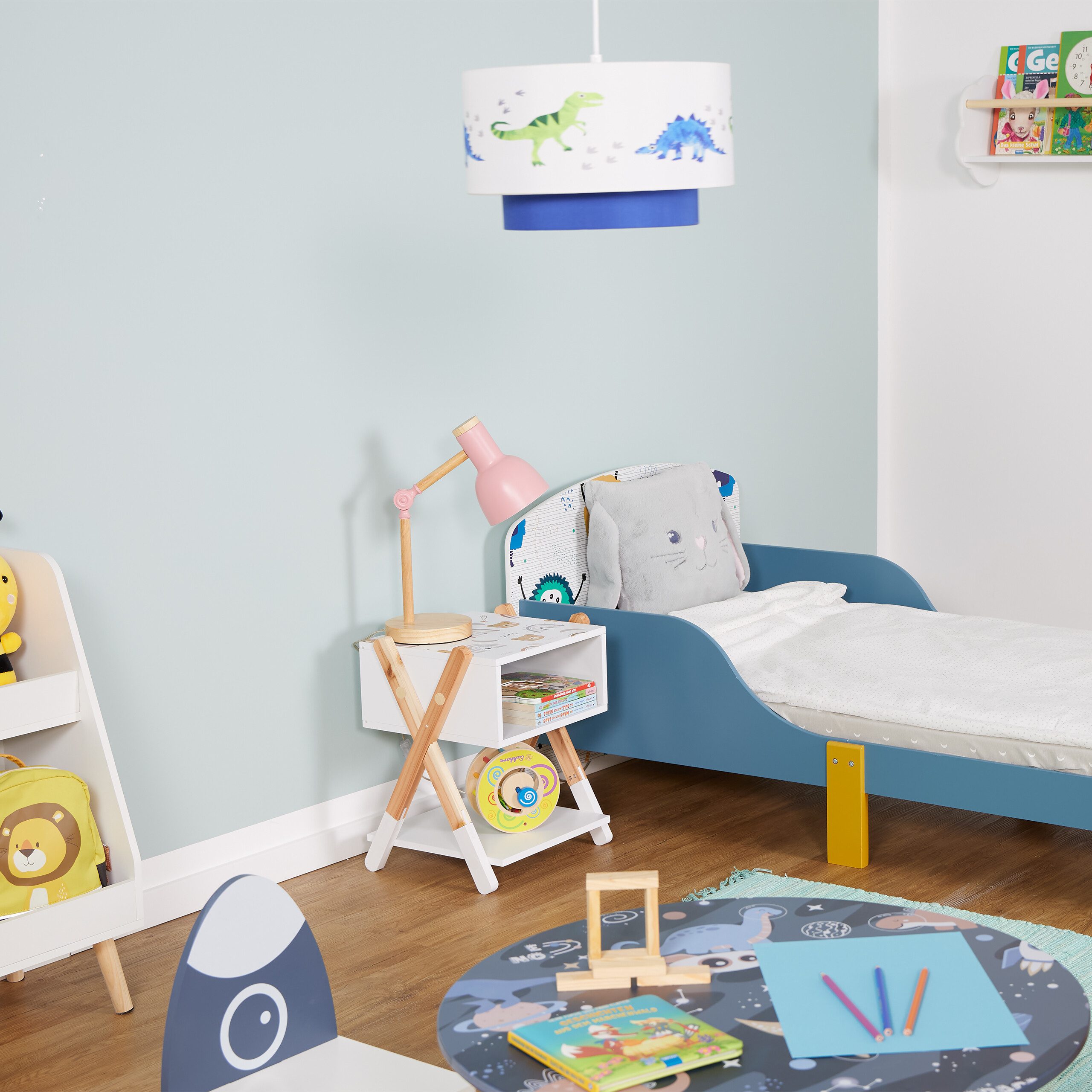 relaxdays Nachttisch für Kinder offenes Fach, A günstig online kaufen