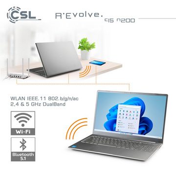 CSL R'Evolve C15 v3 Notebook (39,6 cm/15,6 Zoll, 500 GB SSD)