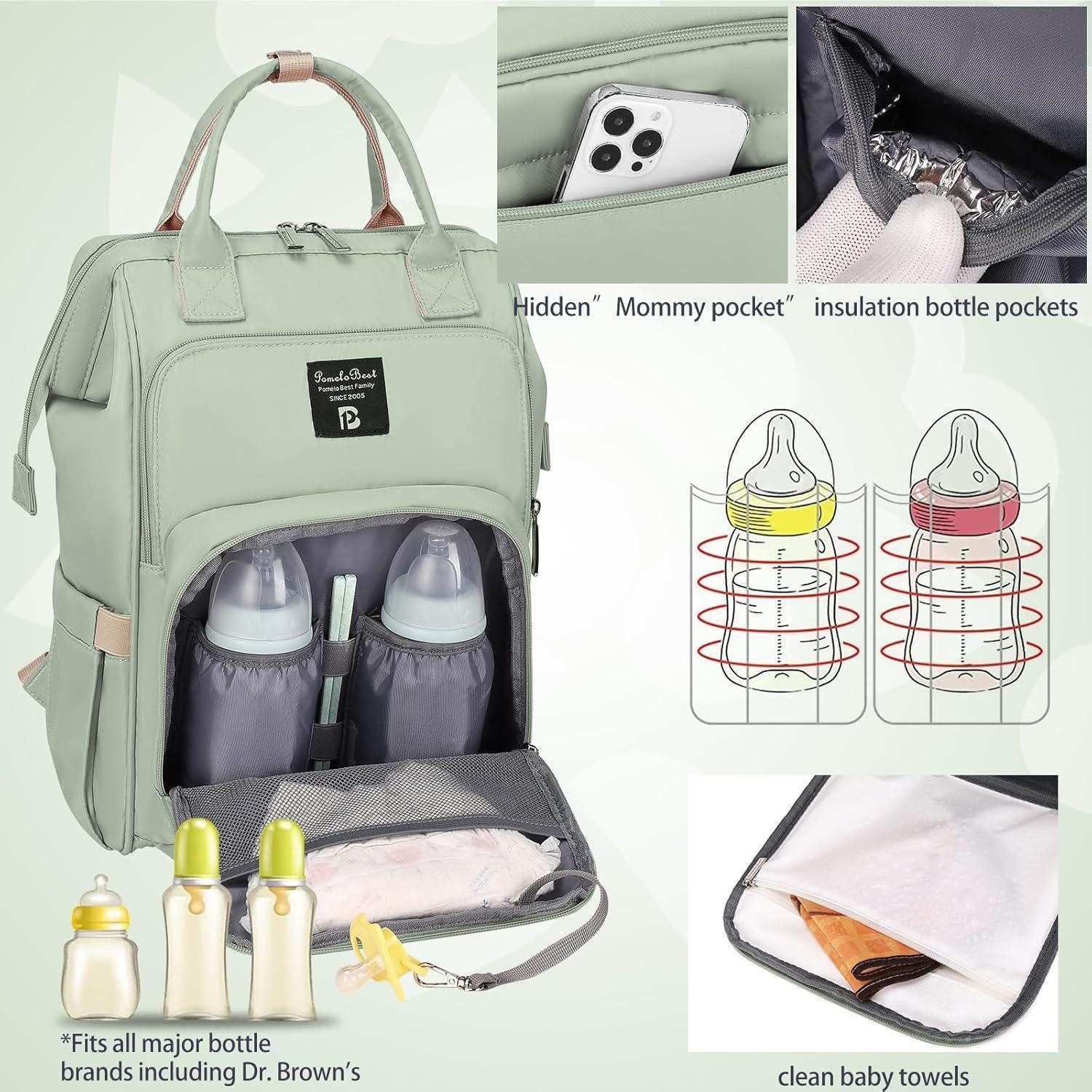 LuxusKollektion Wickelrucksack Wickelrucksack Baby Rucksack wasserdicht Große Kapazität reisetasche