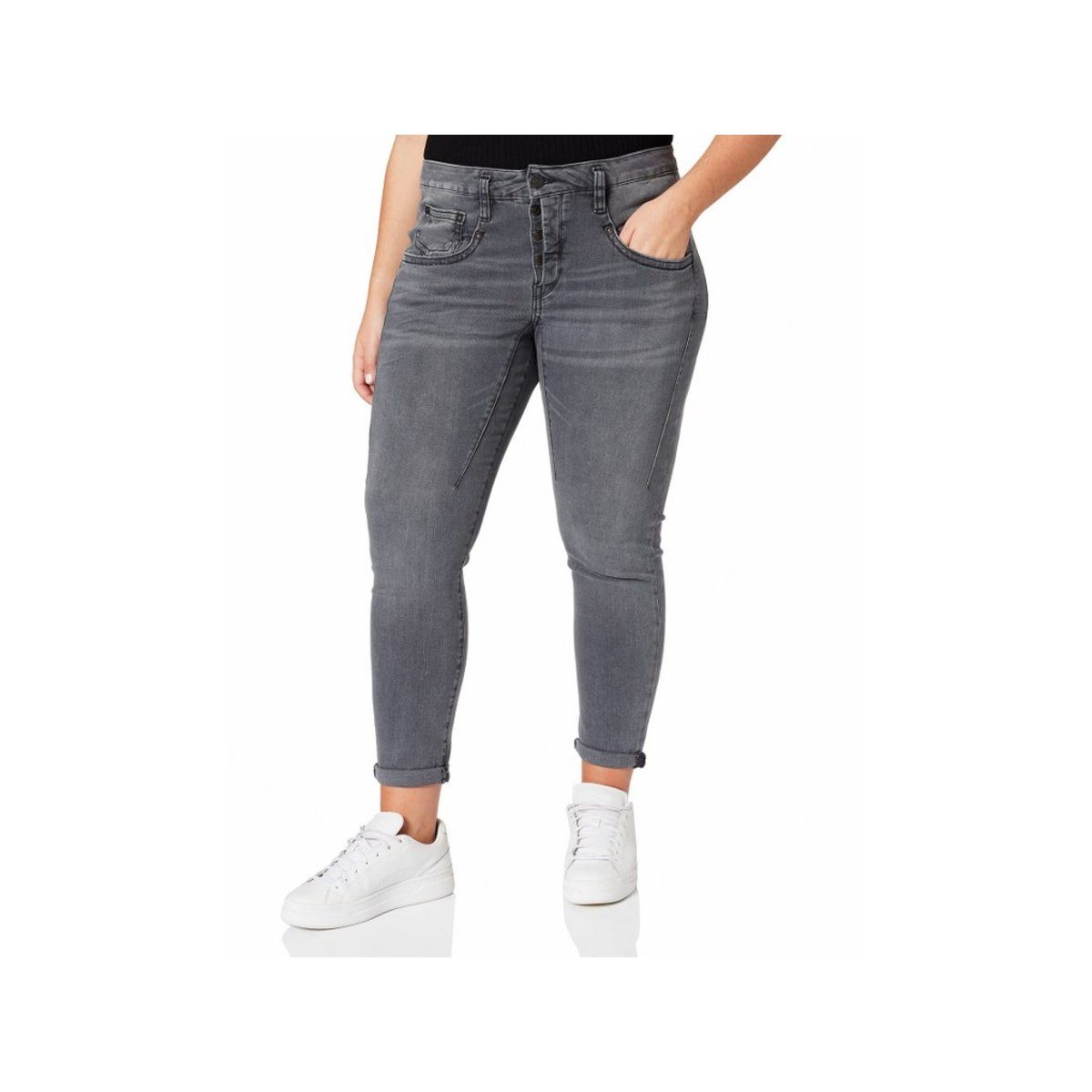 Herrlicher 5-Pocket-Jeans grau (1-tlg), Gutes Preis-Leistungs-Verhältnis  online kaufen | OTTO