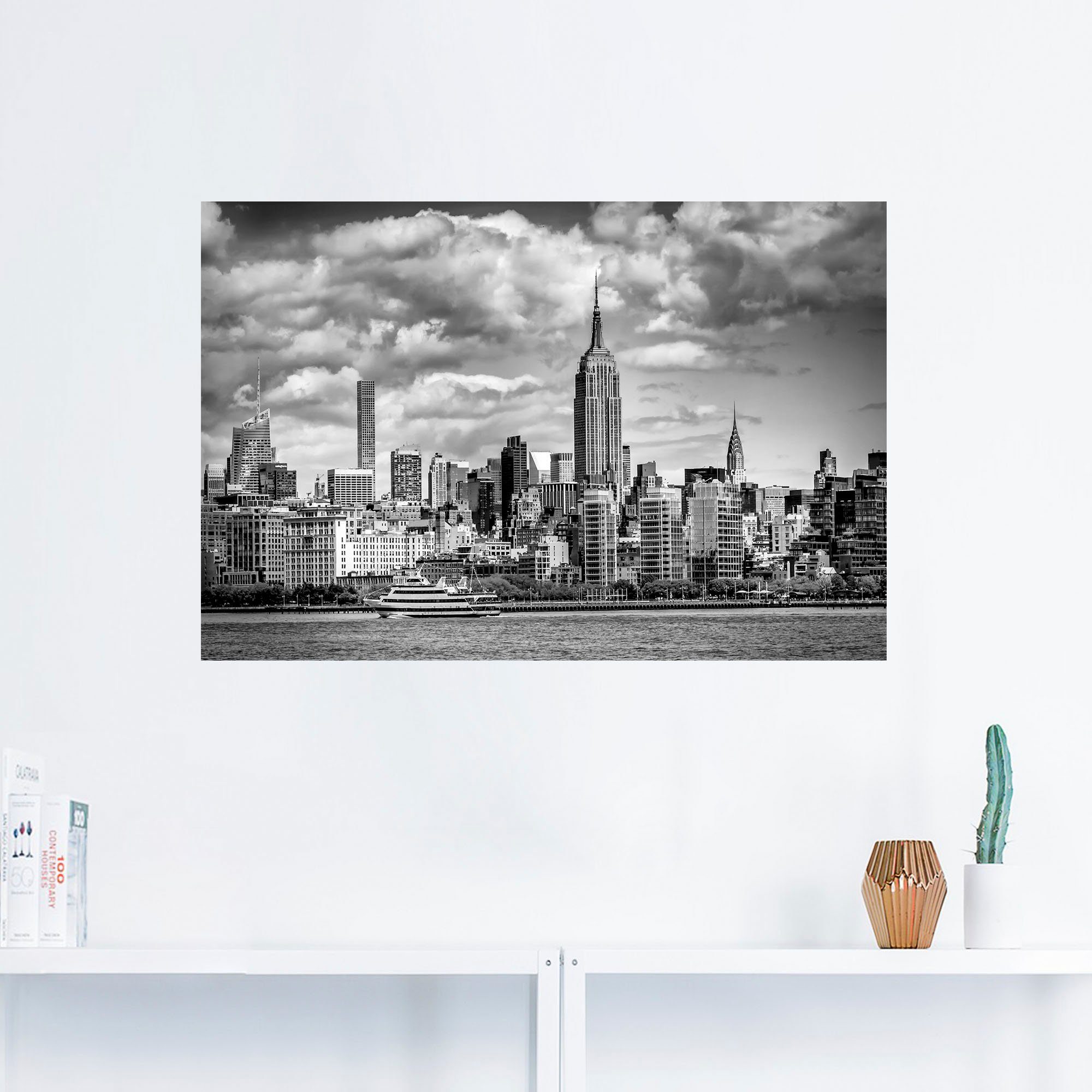 Leinwandbild, York New Manhattan, (1 St), Artland als Alubild, Wandaufkleber Wandbild Poster Midtown Größen versch. in oder