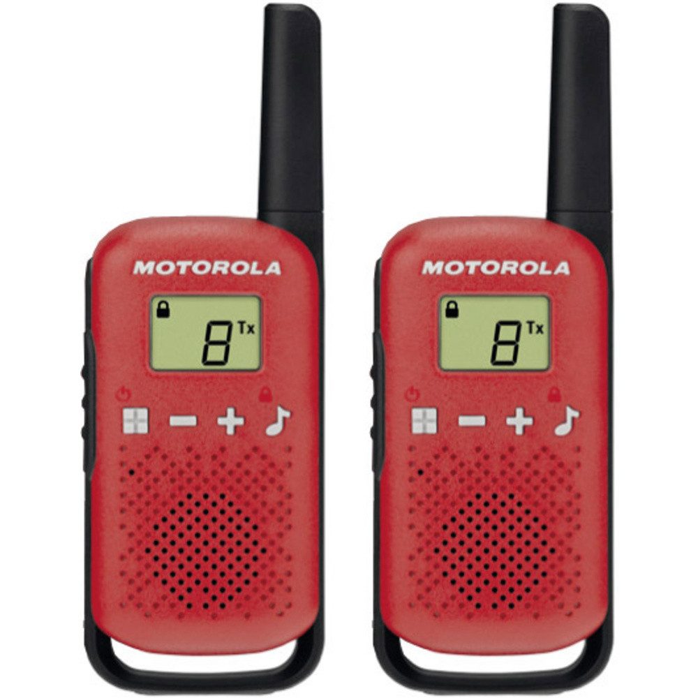 Motorola Solution Walkie Talkie Motorola Solutions TALKABOUT T42 rot PMR-Handfunkgerät 2er Set
