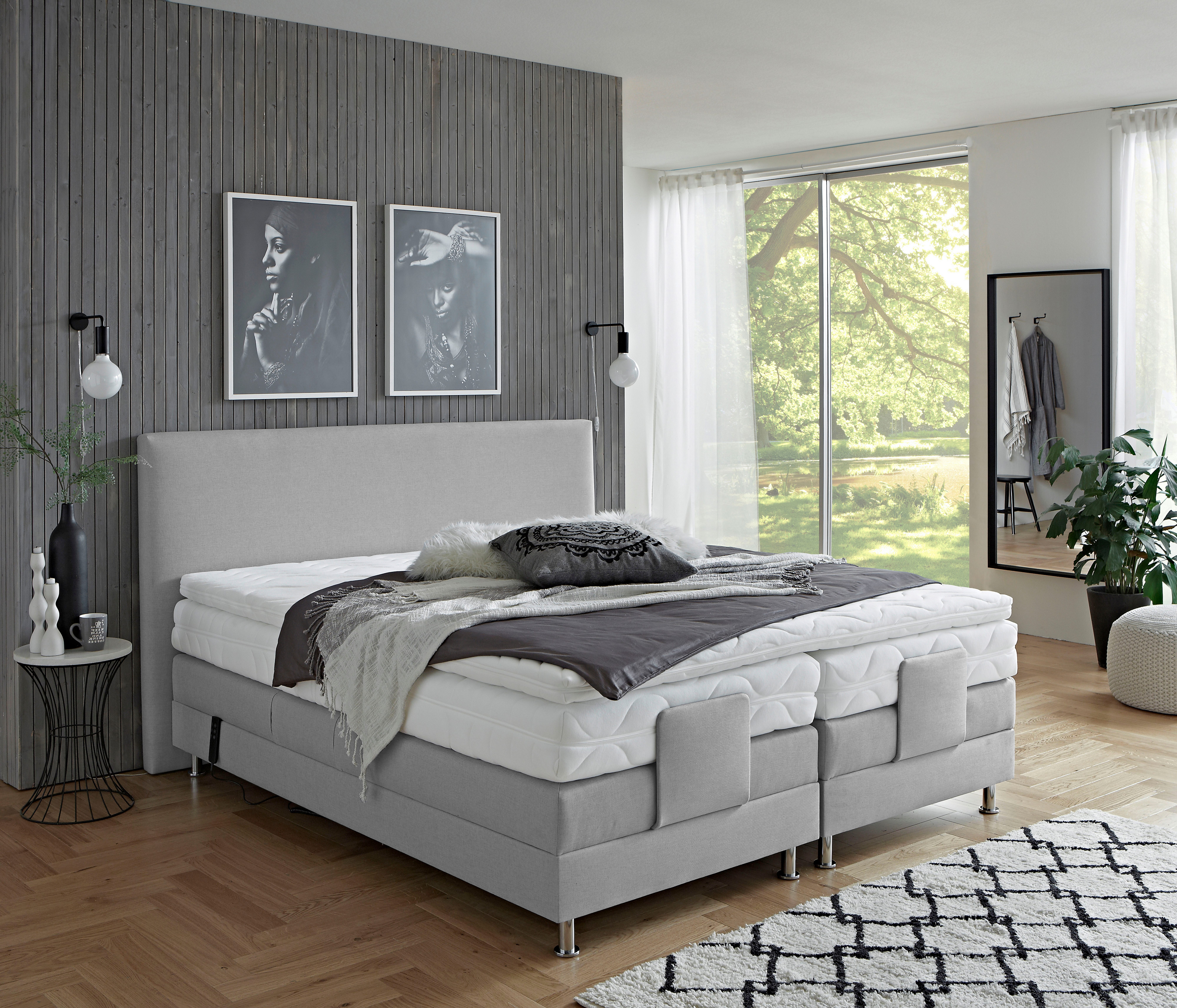 Westfalia Schlafkomfort Boxbett Lissabon wahlweise in den Breiten 160x200cm, 180x200cm & 200x200cm