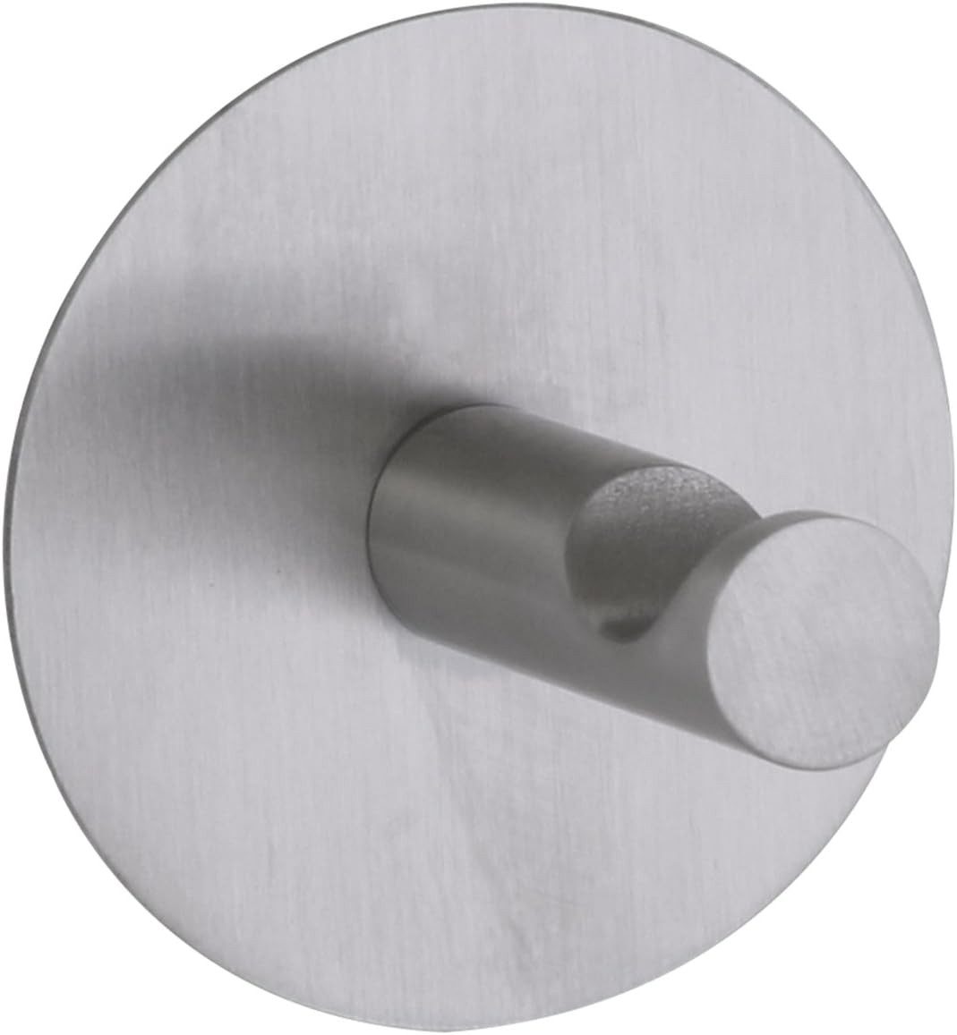 Testrut Handtuchhaken Universalhaken, Handtuchhaken aus Edelstahl, ca. 5 x 4 cm, silber, (1-St)